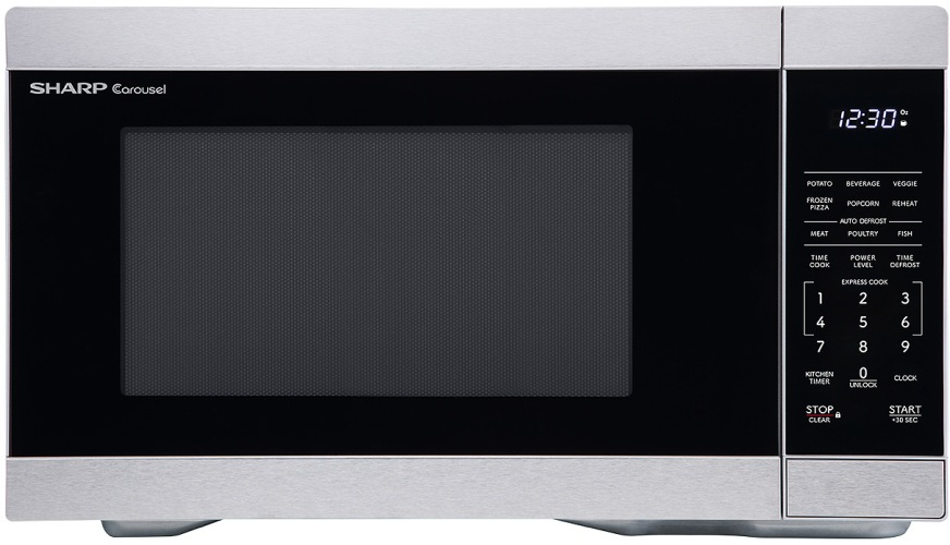 Sharp® Carousel® 1.1 Cu. Ft. Stainless Steel Countertop Microwave