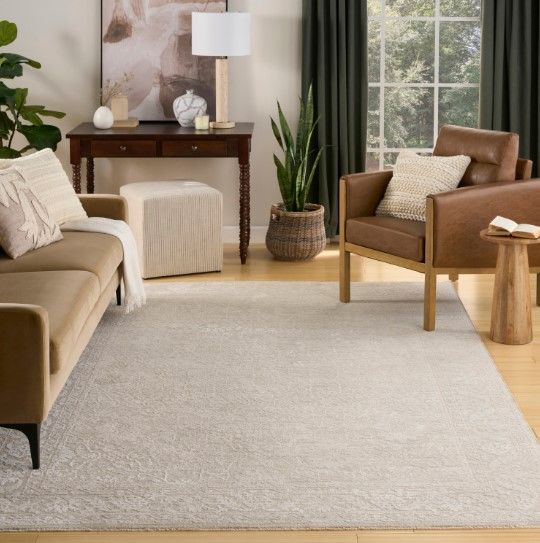 Nourison Home™ Envy Cream 5'x8' Style 2 Area Rug-1