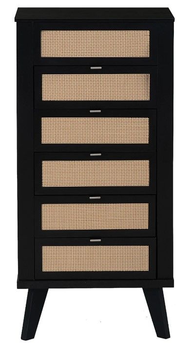 Powell® Claudette Black Jewelry Armoire-4