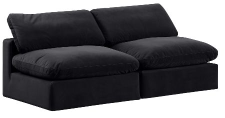 Meridian Furniture Comfy Velvet Sofa  -0
