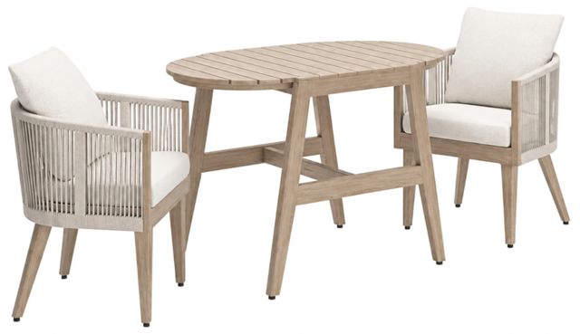 Signature Design by Ashley® Ivory Vine 3-Piece Beige Occasional Table Set-0