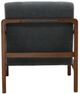 Dovetail Furniture Jordi Brown/Sepulveda Blue Occasional Chair-3