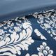 Olliix by Madison Park Indigo Queen Vienna 7 Piece Cotton Printed Comforter Set-1