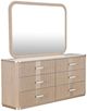 Michael Amini® West Kensington Sea Salt Caramel Dresser with Mirror-0