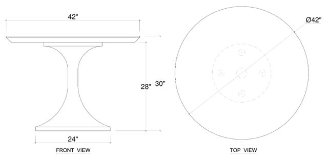 Bramble Customizable Pierre Bistro Table-1