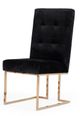 VIG Furniture Modrest Legend 2-Piece Black/Rosegold Dining Chair Set-1