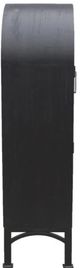 Nest Home Collections Victoria Matte Black Wine Cabinet-4