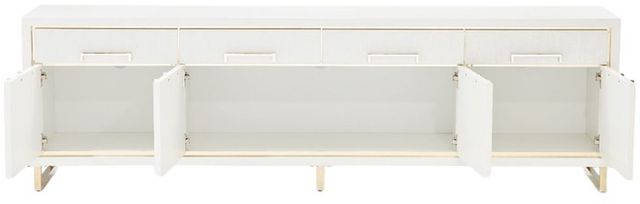 Michael Amini® Palm Gate Cloud White Media Cabinet-2