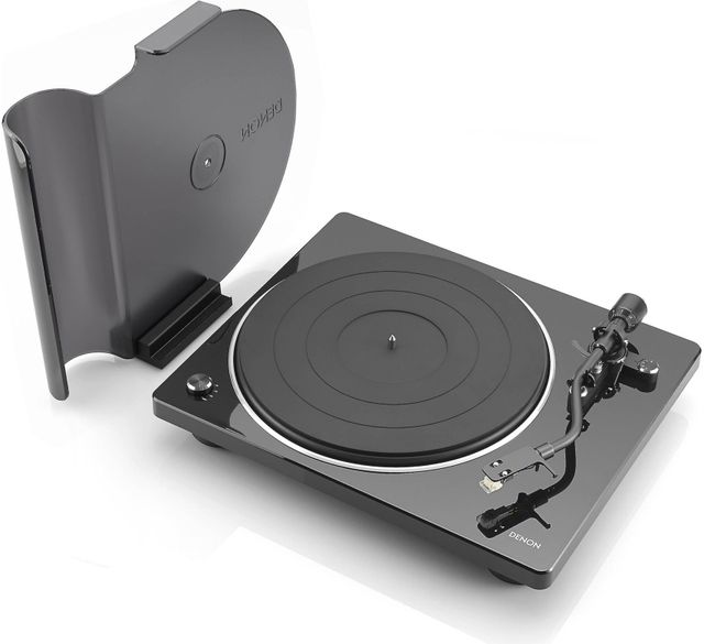 Denon® Black Hi-Fi Turntable-1