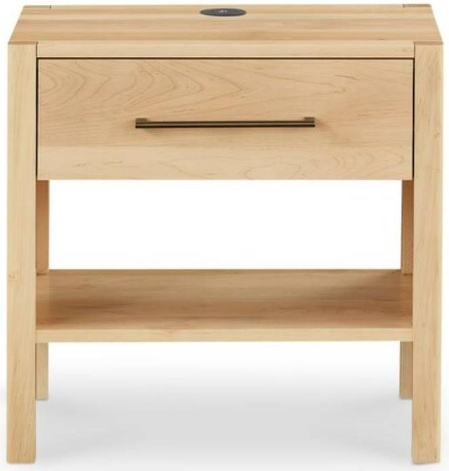 Bassett® Furniture BenchMade Parkway Lucent Nightstand with Charger-1