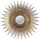A & B Home Rhys Gold Sunburst Wall Mirror-1