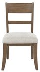 New Classic® Home Furnishings Mariana Ivory/Vintage Mocha Dining Side Chair-2