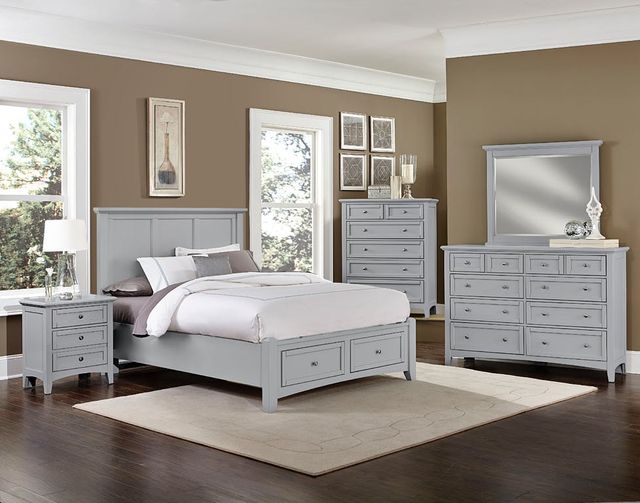 Vaughan-Bassett Bonanza Gray 6-Drawer Studio Dresser-1