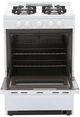 Premier 24" White Freestanding Gas Range-1