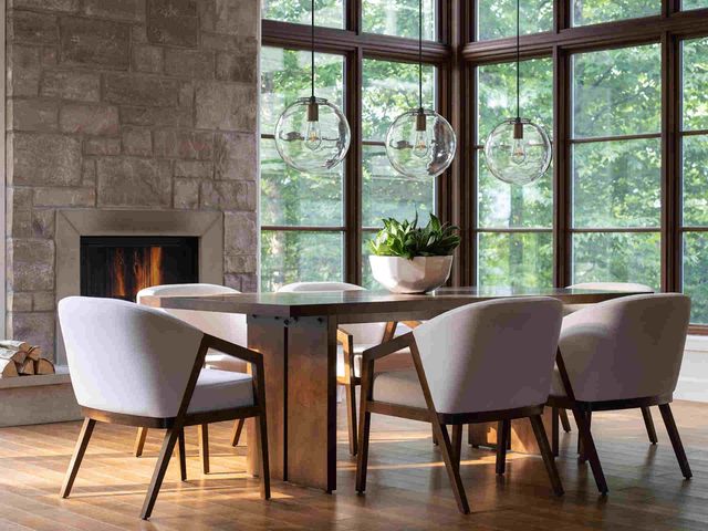 Canadel® Canadel Modern Pecan Washed Upholstered Arm Chair-2