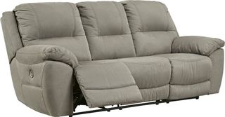 Signature Design by Ashley® Next-Gen Gaucho Putty Power Reclining Sofa