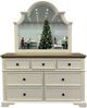 Elements International Eastwood Youth Brown/White 7-Drawer Dresser-1