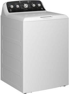 GE® 4.5 Cu. Ft White Agitator Top Load Washer with Stainless Steel Basket, Cold Plus and Wash Boost