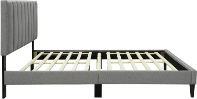 Bernards Millie Gray King Panel Bed with USB Port-3