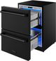 Thor Kitchen Gordon Ramsay Collection 24” 5.4 Cu. Ft. Anti-Fingerprint Black Built-In or Freestanding Under the Counter Refrigerator Drawer-5