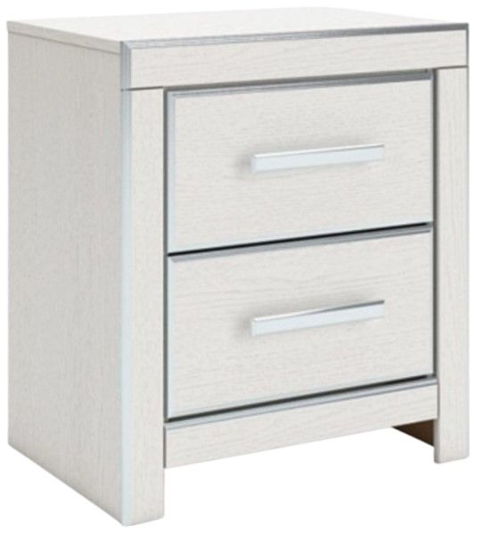 Signature Design by Ashley® Zuraleus White Nightstand-0