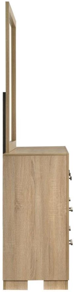 Coaster®  Arielle Light Oak Dresser with Mirror-4