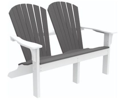 Seaside Casual Adirondack Shellback Love Seat-0