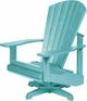 C.R. Plastic Generation Line Turquoise Swivel Adirondack-1