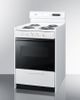 Summit® 24" White Electric Freestanding Range-2
