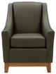 Best® Home Furnishings Customizable Mariko Leather Club Chair with Honey Birch Legs-0