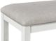 Standard Furniture Kyle Light White Counter Height Upholstered Bench-2
