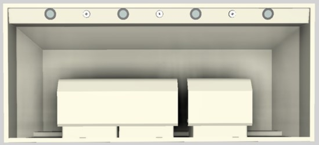 Vent-A-Hood® Designer Series 54" Biscuit Wall Mounted Range Hood-2