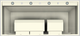 Vent-A-Hood® Designer Series 54" Biscuit Wall Mounted Range Hood-2