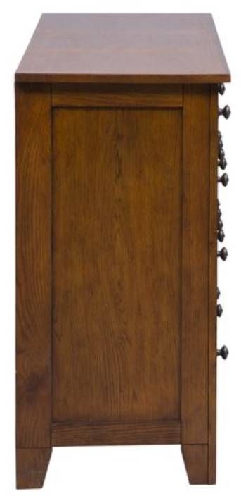 Liberty Furniture Grandpas Cabin Aged Oak Dresser-2