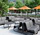Homecrest™ Outdoor Living Customizable Infiniti Aluminum Outdoor Coffee Table-2