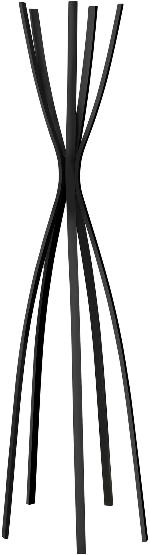 Monarch Specialties Inc. 72" Black Metal Coat rack-0