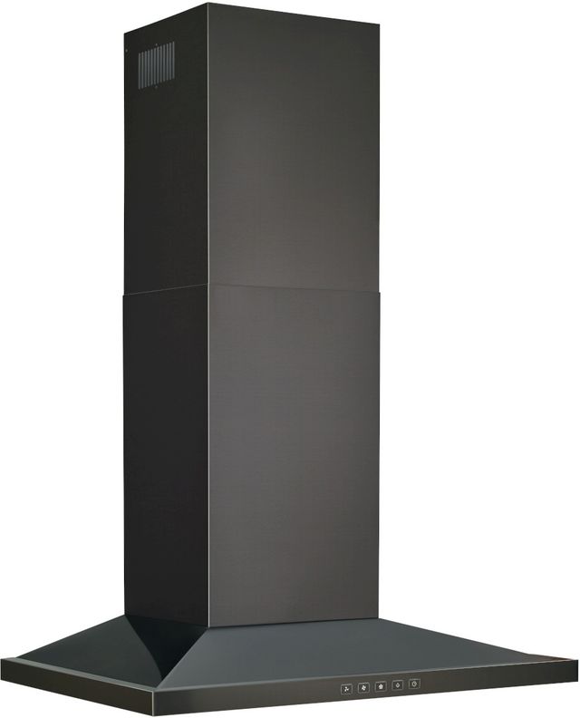 Broan® BWS1 Series 30" Black Stainless Steel Wall Mounted Range Hood-1