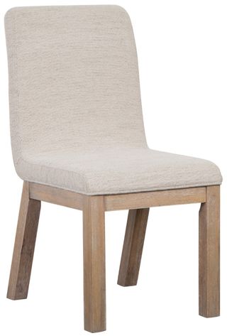 Magnussen Home® Ainsley Beige/Cerused Khaki Upholstered Host Side Chair