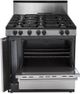 Premier Pro Series 36" Stainless Steel Pro Style Gas Range-1