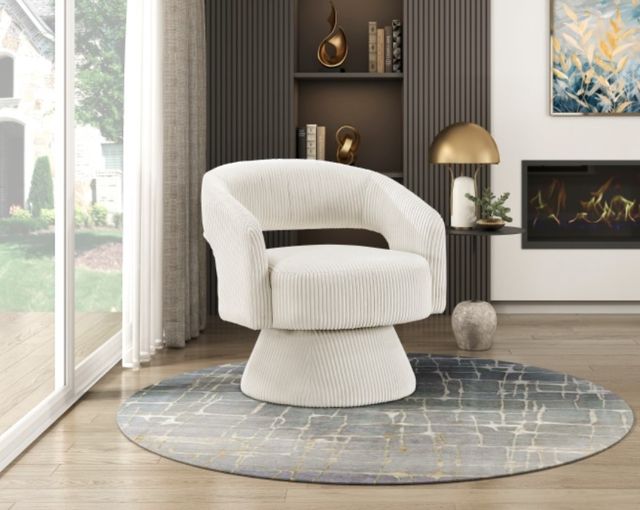 Homelegance® Upton Beige Swivel Chair-1