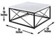 Steve Silver Co. Skyler White Cocktail Table with Black Base-2