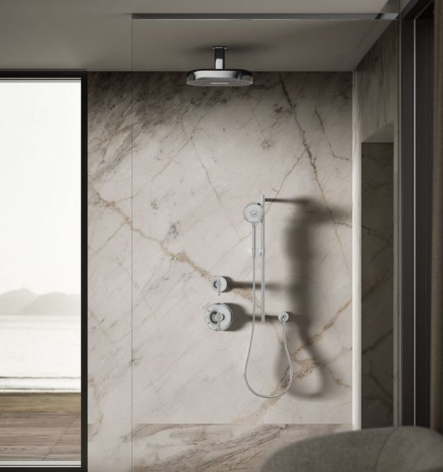 KOHLER® Statement® Polished Chrome 2.5 GPM Oblong 14" 2-Function Rainhead-2