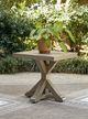 Signature Design by Ashley® Laguna Heights Beige Aluminum/Porcelain Outdoor End Table-1