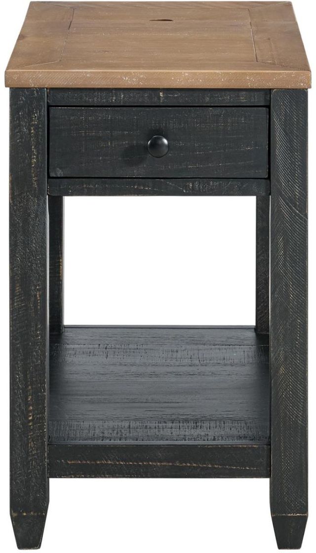 Martin Svensson Napa Black/Driftwood Chairside Table-1