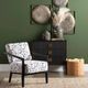 Crestview Collection Rorschach Black/White Accent Chair-3