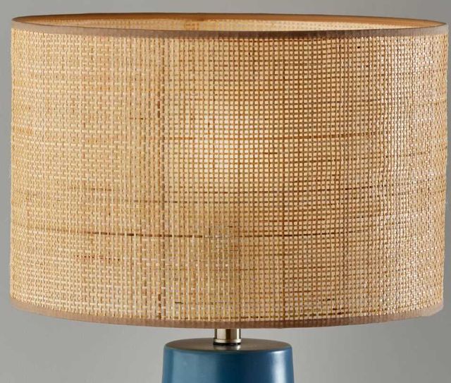 Adesso® Sheffield Blue Tall Table Lamp-1