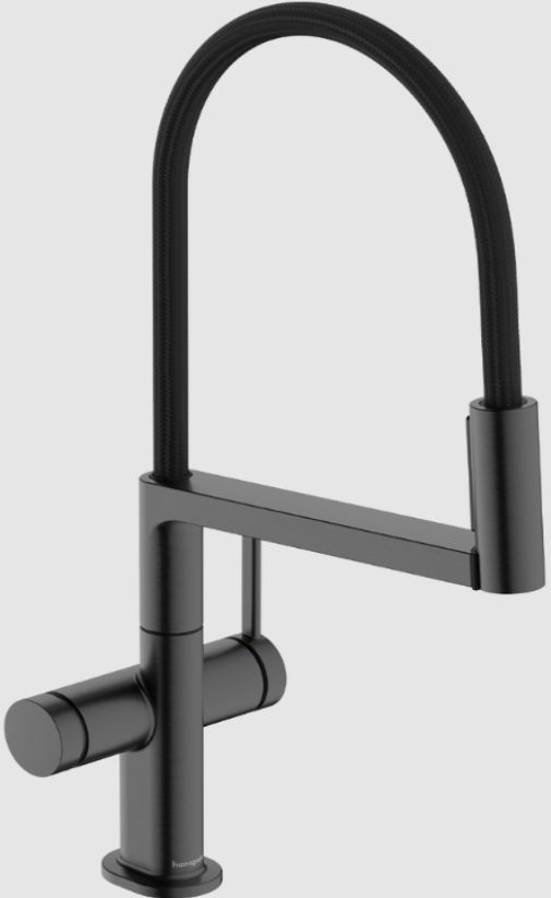 Hansgrohe Talis N Brushed Black Chrome 3-Jet Semi-Pro PowderSpray-0
