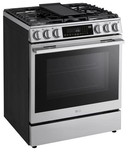 LG 30" PrintProof® Stainless Steel Slide-In Gas Range-3