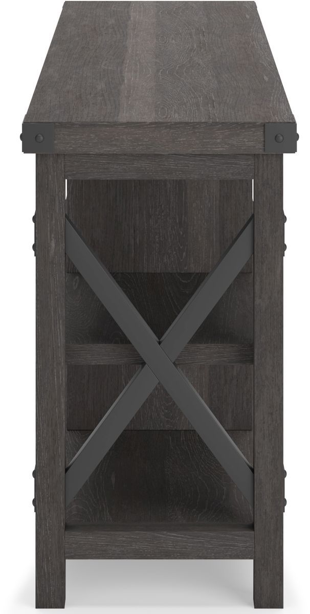 Signature Design by Ashley® Freedan Grayish Brown Large TV Stand-1