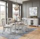 Liberty Furniture Ocean Isle 5-Piece Antique White/Weathered Pine Dining Table Set-1